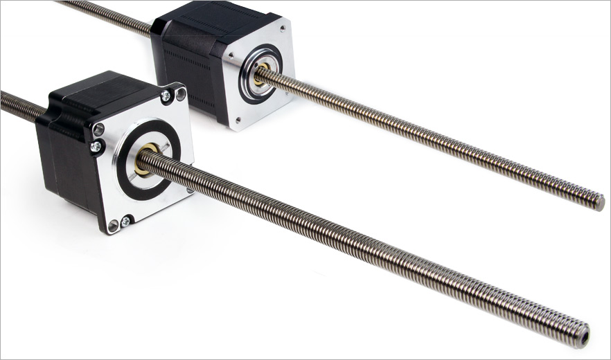 LN Models Stepper motor LINEAR ACTUATOR SYSTEMS WITH INTERNLA NUT